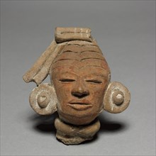 Figurine Head Fragment, 150-350. Creator: Unknown.