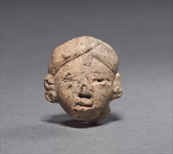 Figurine Head, c. 600-200 BC. Creator: Unknown.