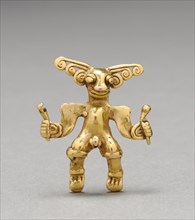 Figurine Pendant, c. 1000-1550. Creator: Unknown.
