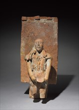 Figurine with Back Rack, 300-900. Creator: Unknown.