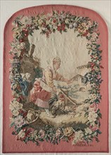 Fire Screen Panel and Frame , c. 1775. Creator: Gobelins (French); Jean-Baptiste Marie Hüet (French, 1745-1811), after a design by ; Maurice Jacques (French, 1712-1784), after a design by.