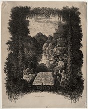 First frontispiece for Fables and Fairy-Tales by Thierry-Faletans, 1868. Creator: Rodolphe Bresdin (French, 1822-1885); G. Chariol.