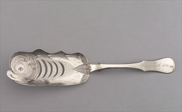 Fish Slice, c. 1824. Creator: Samuel Kirk (American, 1793-1872).