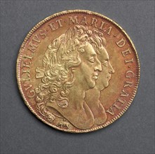 Five Guineas (obverse), 1691. Creator: Unknown.