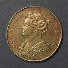 Five Guineas (obverse), 1703. Creator: Unknown.
