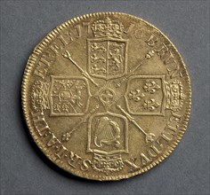 Five Guineas (reverse), 1716. Creator: Unknown.