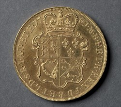 Five Guineas (reverse), 1731. Creator: Unknown.