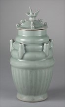 Five-Spouted Vase with Cover, 1000s-1100s. Creator: Unknown.