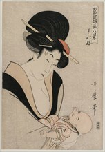 Fond of Things from the series Eight Views of Favorite Things of Today's World, late 1790s. Creator: Kitagawa Utamaro (Japanese, 1753?-1806).