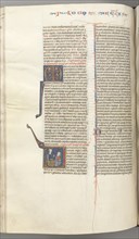 Fol. 247v, Ecclesiastes, historiated initial V, Solomon teaching, c. 1275-1300. Creator: Unknown.