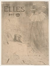 Folder for Frontispiece of Elles, 1896. Creator: Henri de Toulouse-Lautrec (French, 1864-1901).