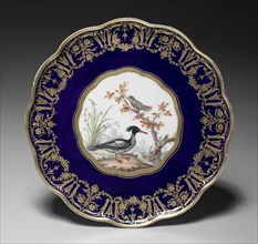 Footed Dish (soucoupe à pied), 1786. Creator: Sèvres Porcelain Manufactory (French, est. 1740); Etienne Evans (French, 1733-1806).