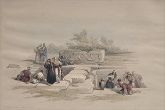 Fountain at Cana, 1839. Creator: David Roberts (British, 1796-1864).