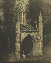 Fountain of Notre-Dame at Saint-Brieuc, Brittany, c. 1853. Creator: Louis-Rémy Robert (French, 1811-1882).