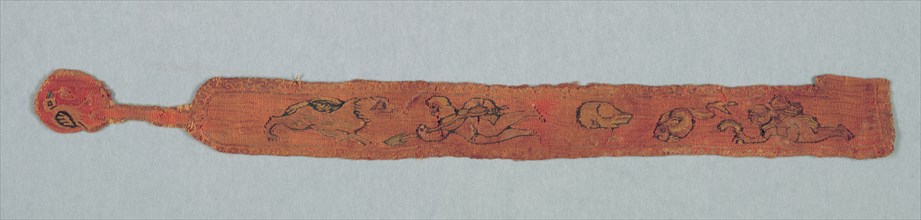 Fragment from a Child's Tunic: Clavus I, 600s - 700s. Creator: Unknown.