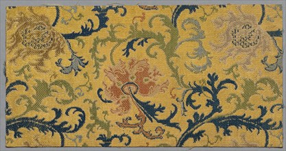 Fragment from Book of Textiles, 18th century. Creator: Unknown.