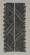 Fragment of "Aleuj" Embroidery, 19th century. Creator: Unknown.