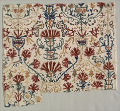 Fragment of a Bed Curtain, 1700s. Creator: Unknown.