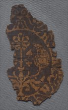 Fragment of a Segmentum with Palmette Tree, 7th-8th century. Creator: Unknown.
