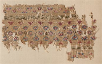 Fragment of a Tiraz-Style Textile, 1100s. Creator: Unknown.