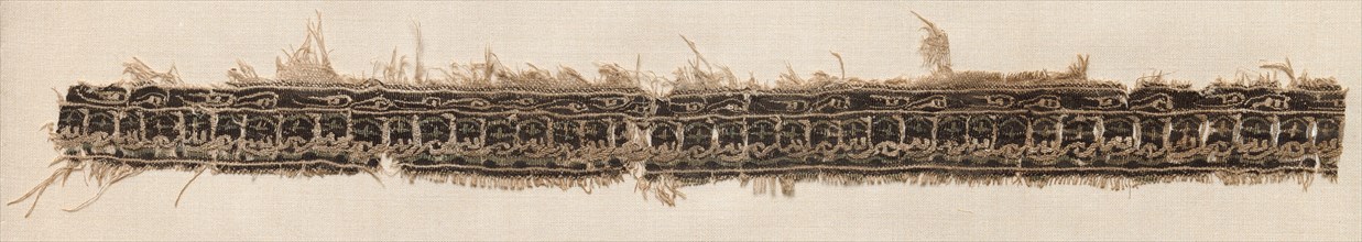 Fragment of a Tiraz-Style Textile, 1101 - 1130. Creator: Unknown.