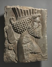 Fragment of a Wall Decoration from the Palace of Xerxes: "Guardsman" in Procession, 486-465 BC. Creator: Unknown.