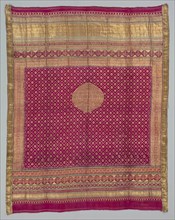 Fragment of Gold Cloth, 1800s. Creator: Unknown.