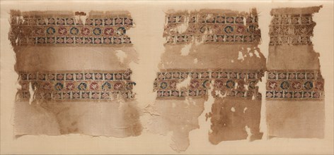 Fragment of Tiraz-Style Textile, 1100s. Creator: Unknown.