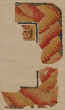 Fragment, Probably an Ornament from a Large Curtain, late 400s. Creator: Unknown.