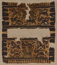 Fragment, Sleeve Ornament from a Tunic, early 600s. Creator: Unknown.