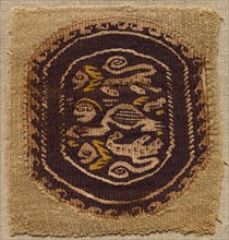 Fragment, with a Segmentum, from a Tunic, 400s - 600s. Creator: Unknown.