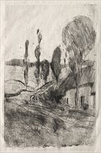 French Landscape, ca. 1884-89. Creator: John Henry Twachtman (American, 1853-1902).