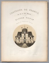 Frontispiece, Porte du Château de St Manvieux (Calvados), 1860. Creator: Victor Petit (French, 1817-1874); Ch. Boivin; Printer: Godard, Paris; Printmaker: Victor Petit.