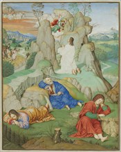 Full Page Miniature: The Agony in the Garden, 1490-1500. Creator: Timoteo Viti (Italian, 1469-1523), probably by.