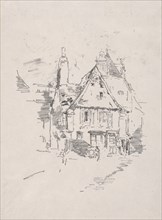 Gabled Roofs, Vitré, 1893. Creator: James McNeill Whistler (American, 1834-1903).