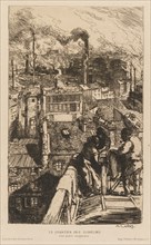 Gazette des Beaux-Arts: Le Quartier des Gobelins, 1889. Creator: Auguste Louis Lepère (French, 1849-1918).