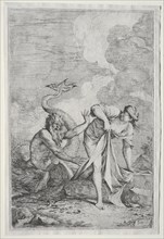 Glaucus and Scylla, c. 1661. Creator: Salvator Rosa (Italian, 1615-1673).