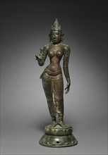 Goddess Holding a Lotus, c. 950. Creator: Unknown.