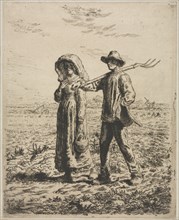 Going to work. Creator: Jean-François Millet (French, 1814-1875).