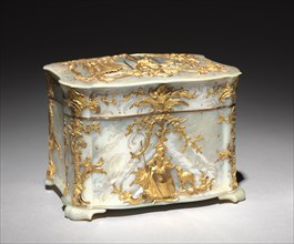 Gold and Mother-of-Pearl Box, c. 1765. Creator: Unknown.