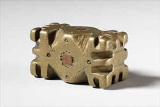 Gold Weight: Geometric, 1800s. Creator: Unknown.