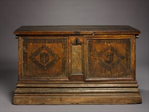Gothic Marriage Chest, c. 1500-1525. Creator: Unknown.