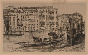 Grand Canal, Venice, 1889. Creator: Frank Duveneck (American, 1848-1919); Frederick Keppel.