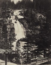 Great Upper Waterfall, High Alps, c. 1862. Creator: Louis-Alphonse Davanne (French, 1824-1912).