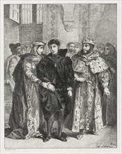 Hamlet, 1834. Creator: Eugène Delacroix (French, 1798-1863).