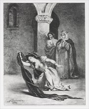 Hamlet: The Chant of Ophelia, 1834. Creator: Eugène Delacroix (French, 1798-1863).