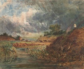 Hampstead Heath, 1800s. Creator: John Constable (British, 1776-1837), imitator of.