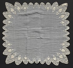 Handkerchief, 1800s. Creator: Unknown.