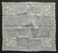 Handkerchief, 1857. Creator: Unknown.