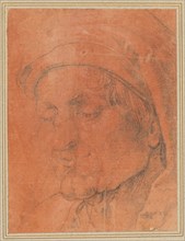 Head of a Man in a Cap, 16th century. Creator: Anonymous; Albrecht Dürer (German, 1471-1528), school of.